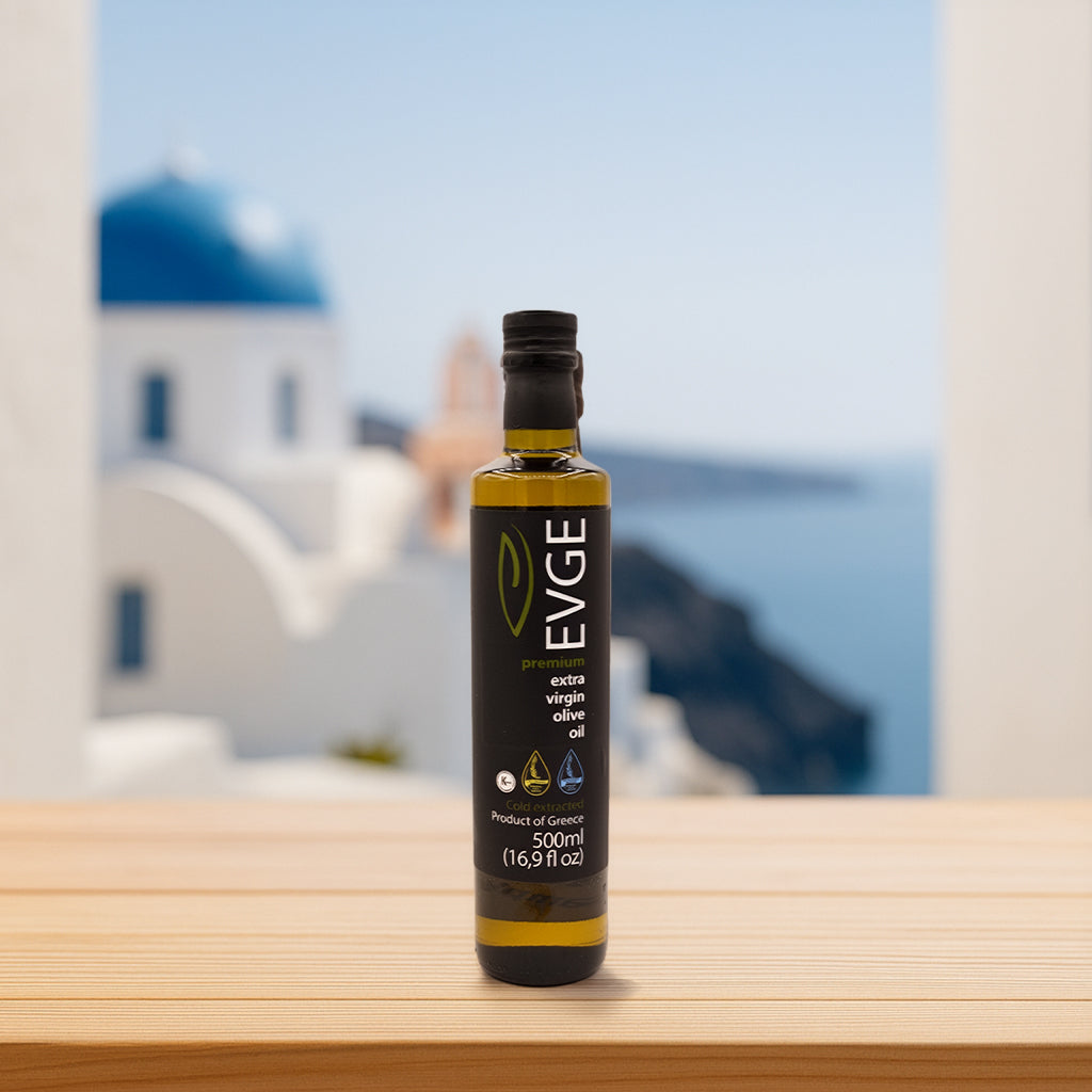 EVGE Extra Virgin Olive Oil – 500 ml (16.9 fl oz) Bottle – 2025 Harvest