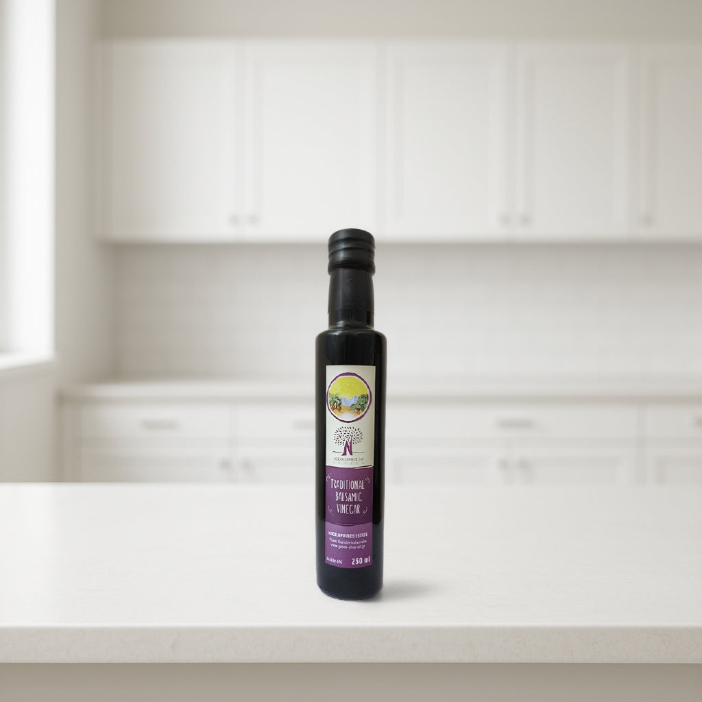 Nikopoulos Estate Kalamata Balsamic Vinegar – Oak-Aged 250 ml (8.4 fl oz)