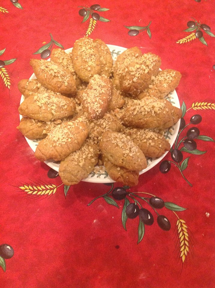 Melomakarona (Orange, Honey, Cinnamon, Walnut Olive Oil Cookies)