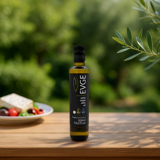 EVGE Extra Virgin Olive Oil – 500 ml (16.9 fl oz) Bottle – 2025 Harvest
