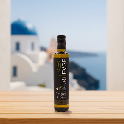 EVGE Extra Virgin Olive Oil – 500 ml (16.9 fl oz) Bottle – 2025 Harvest