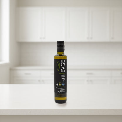 EVGE Extra Virgin Olive Oil – 500 ml (16.9 fl oz) Bottle – 2025 Harvest