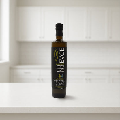 EVGE Extra Virgin Olive Oil – 750 ml (25.4 fl oz) Bottle – 2026 Harvest