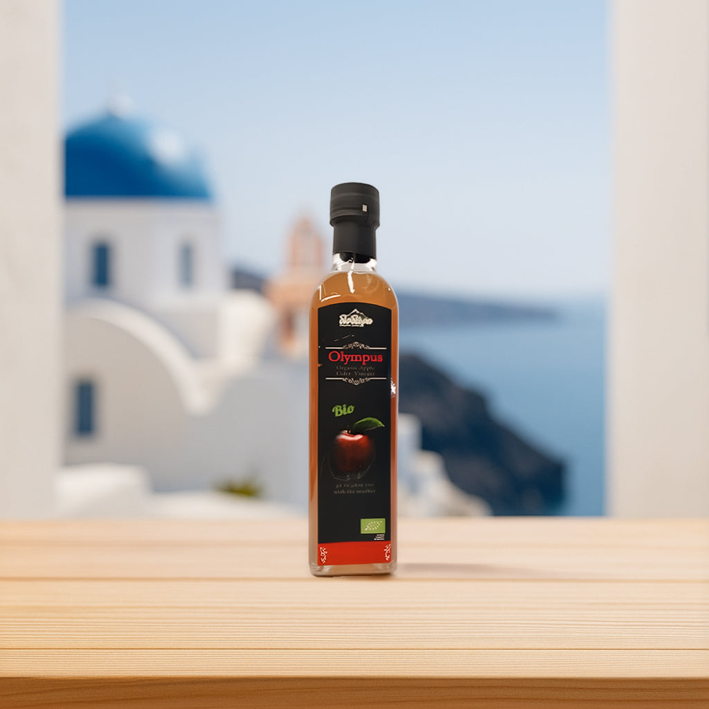 Organic Greek Apple Cider Vinegar with Mother – Mt. Olympus 500 ml (17 fl oz)