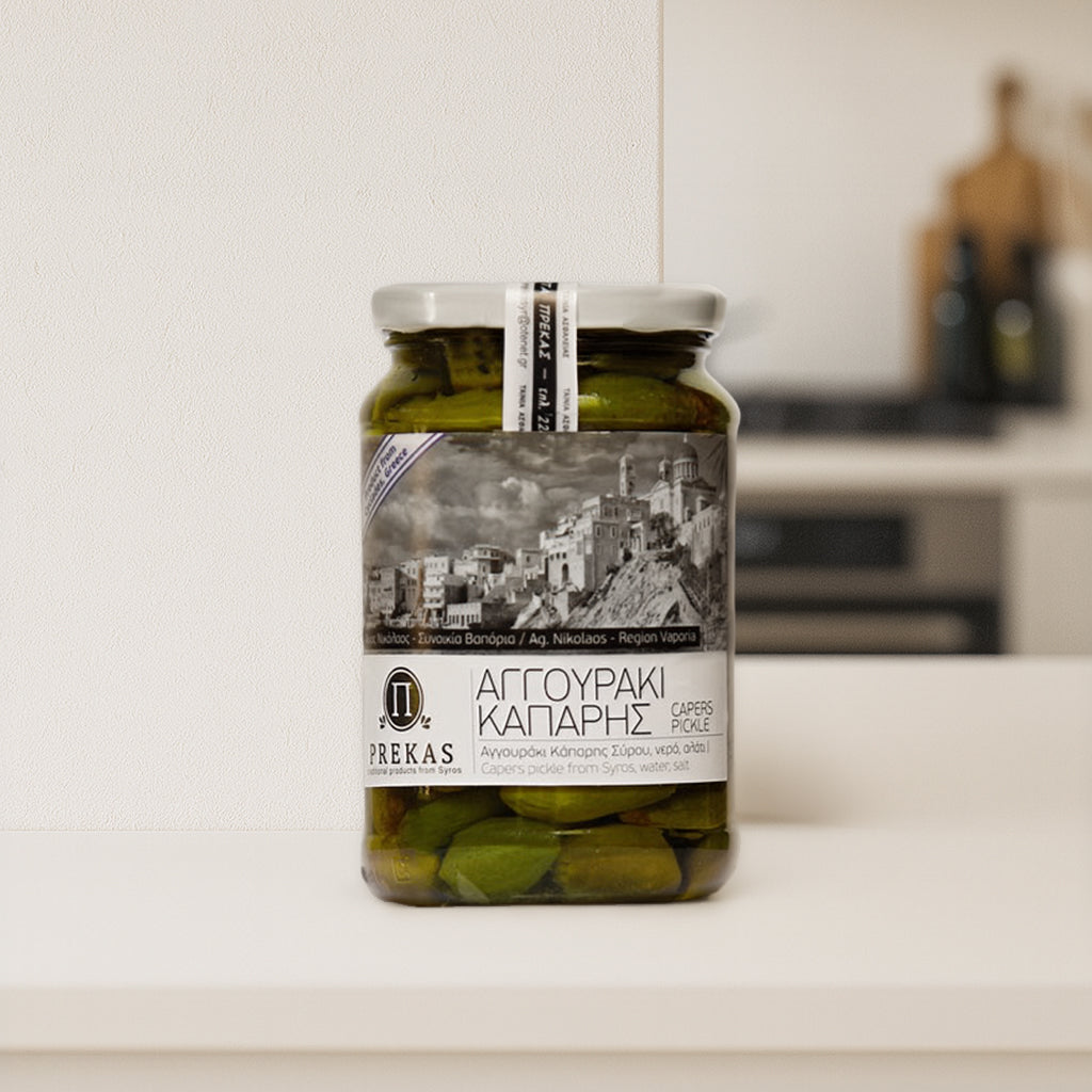 Syros Caper fruit in Brine – Hand-Picked, 580 g (20.5 oz)