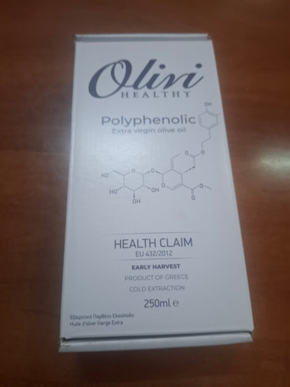 Olivio High Polyphenol Organic Extra Virgin Olive Oil 250ml (8.4 fl oz) 2026 harvest