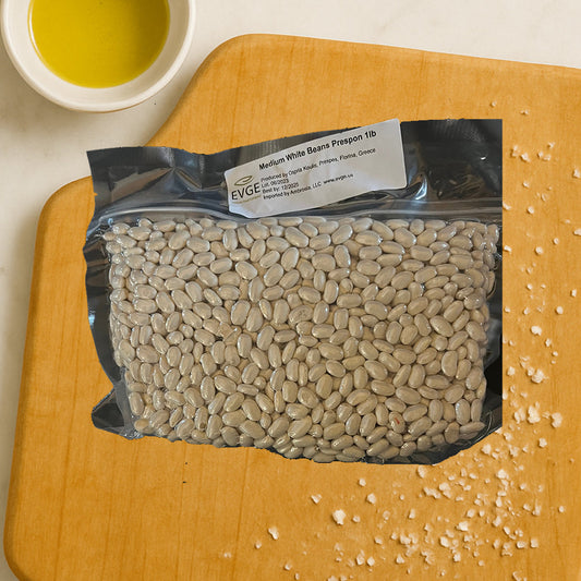 Organic Medium White Beans – Prespes, Greece (Dried)