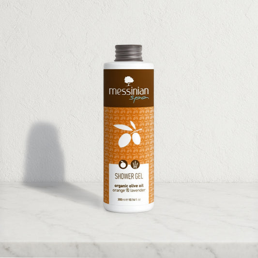 Shower Gel – Kalamata PDO Olive Oil, Orange & Lavender 300 ml (10.1 fl oz)