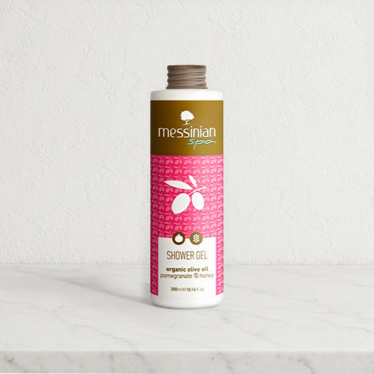 Shower Gel – Kalamata PDO Olive Oil, Pomegranate & Honey 300 ml (10.1 fl oz)