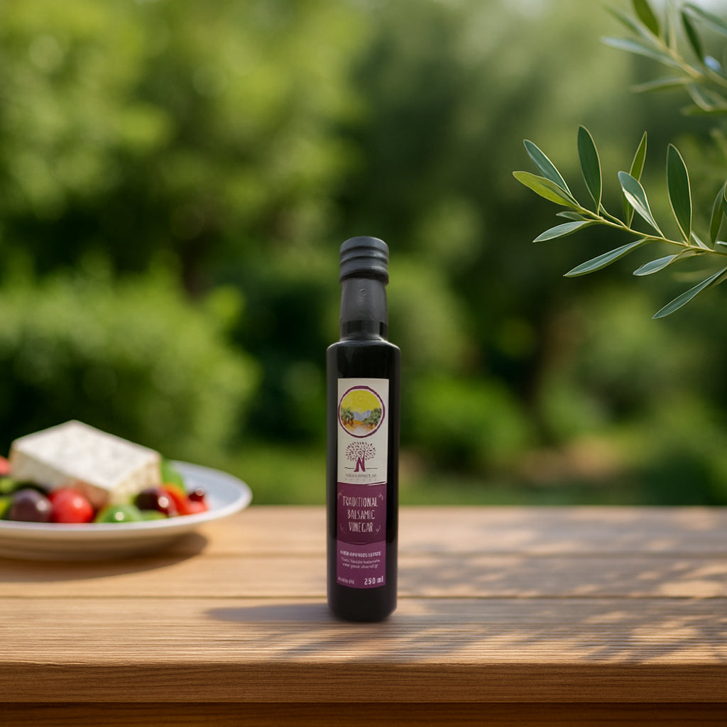 Nikopoulos Estate Kalamata Balsamic Vinegar – Oak-Aged 250 ml (8.4 fl oz)