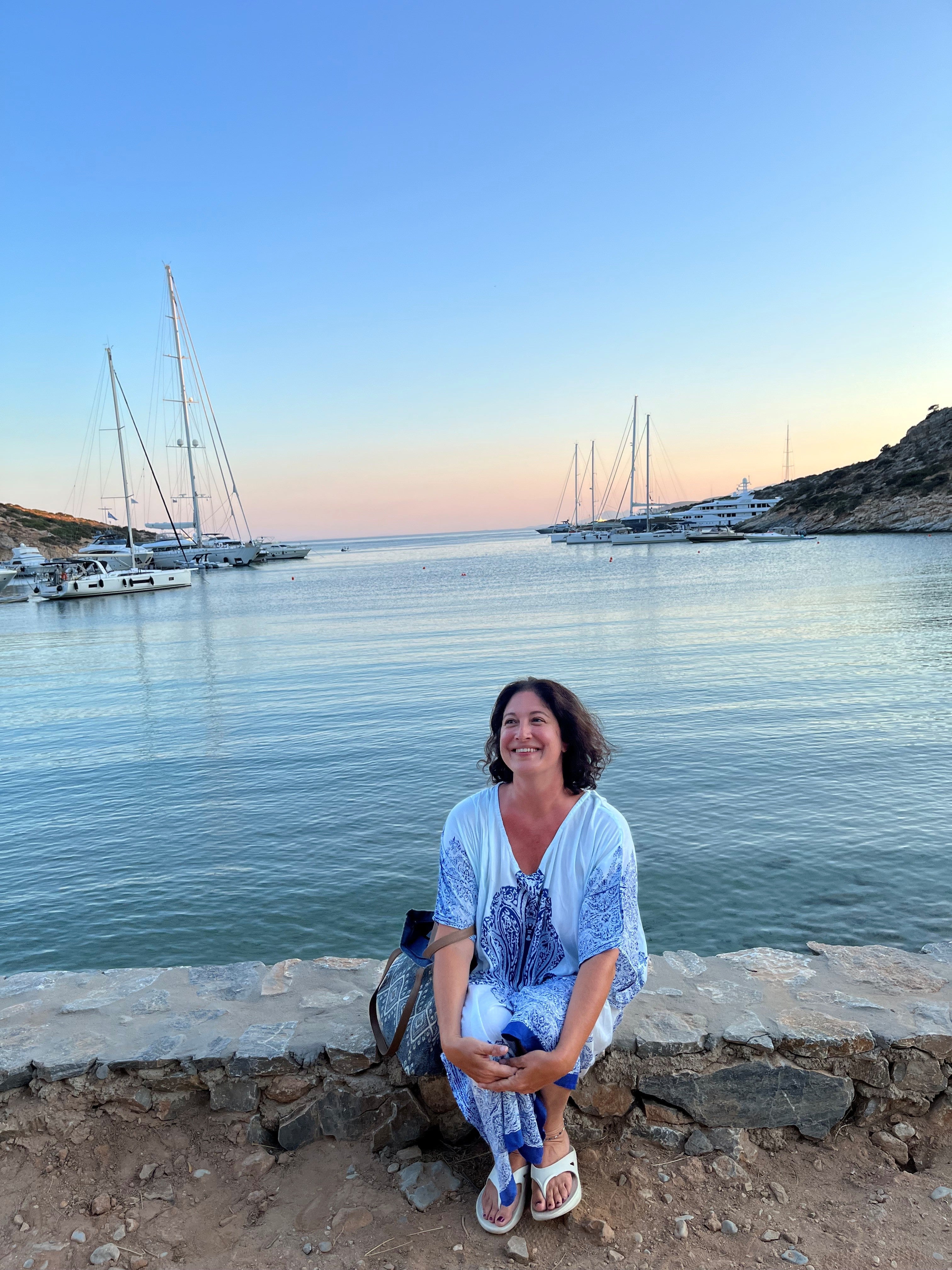 Carol Rogers Papaletsos in Greece