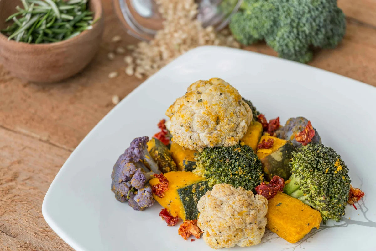 steamed vegetable salad